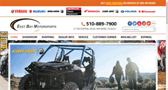Desktop Screenshot of eastbaymotorsports.com